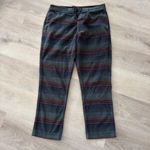 VISSLA men’s size Medium cost Gray and Red fleece lounge Pants